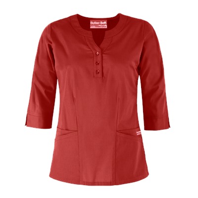 UA Butter-Soft STRETCH Scrubs 3/4 Sleeve Top