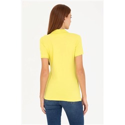 Kadın Neon Sarı Basic Tişört