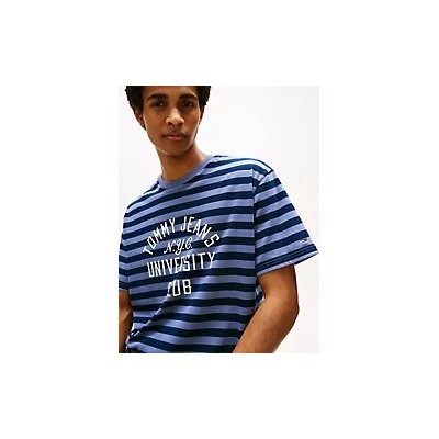 Tommy Jeans Stripe Graphic Logo T-Shirt
