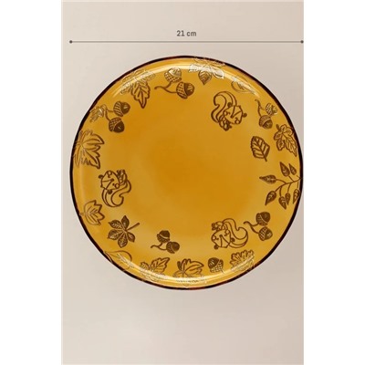 Noisette Pasta Tabağı  - 21 cm - Amber