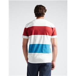Striped T-shirt, Men, Multicolour