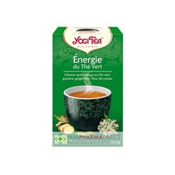 Yogi Tea Infusion Energie du Thé Vert 17 sachets