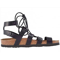 Women's cleo leather in black BIRKENSTOCK