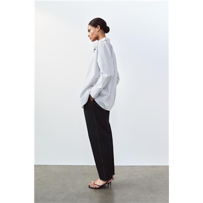 FEW ITEMS LEFT TROUSERS WITH CONTRAST TOPSTITCHING