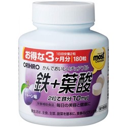 ORIHIRO MOST Iron + Folic acid Орихиро Мост Железо и фолиевая кислота на 90 дней