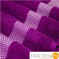 (4324) Полотенце Eleganta (Petek Crystal) 70х130 см Махра 390 г/м2, 4324 Пурпурный