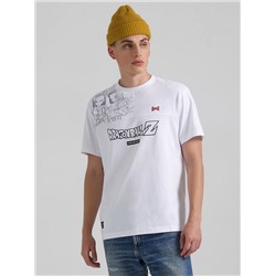 UNISEX LEE AND DRAGON BALL Z ANDROID TEE IN WHITE