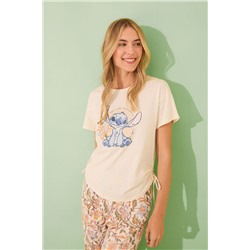Pijama largo algodón Lilo & Stitch