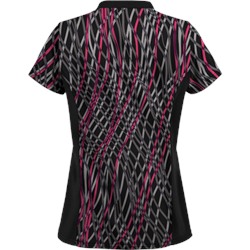 UA Zippity Zappity Black Scrub Top