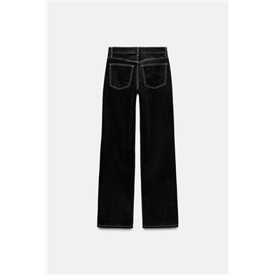 TRF BALLOON FLOCK JEANS