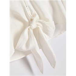 Bluse mit Bindedetail