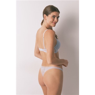 Sujetador GORGEOUS push up encaje azul