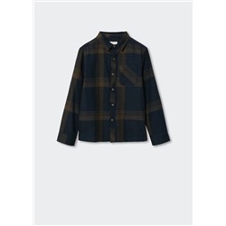 Camisa algodón cuadros -  Niño | MANGO OUTLET España
