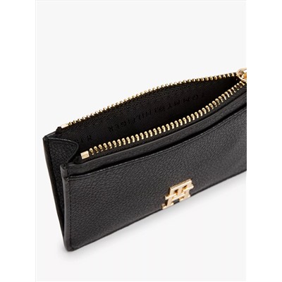 Monogram Zip Card Holder with Key Leash