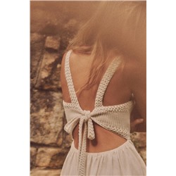 COMBINATION KNIT DRESS