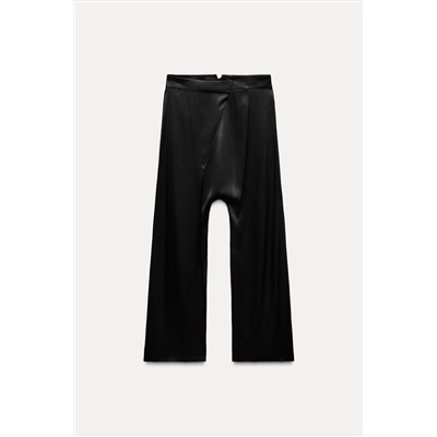 ZW COLLECTION ASYMMETRIC SATIN TROUSERS