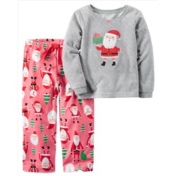 2-Piece Fleece Christmas PJs