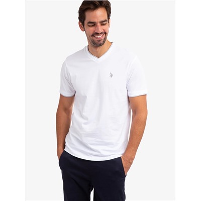 DOUBLE V-NECK T-SHIRT
