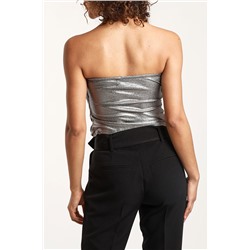 Bustier Plateado