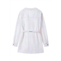 Vestido camisero Blanco