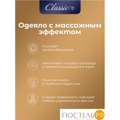 CLASSIC by T RELAX Одеяло 200x210, 1пр., микрофибра/микроволокно