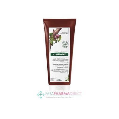 Klorane Quinine & Edelweiss BIO Après-Shampoing Force - Cheveux Fatigués Chute 200ml