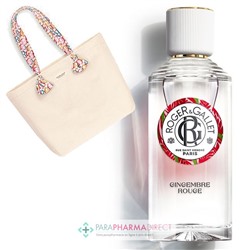 Roger & Gallet Gingembre Rouge - Eau Parfumée Bienfaisante 100 ml + 1 TOTE BAG OFFERT