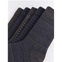 LC Waikiki Desenli Erkek Soket Çorap 5'li, LCW ACCESSORIES                                            
                                            Desenli Erkek Soket Çorap 5'li