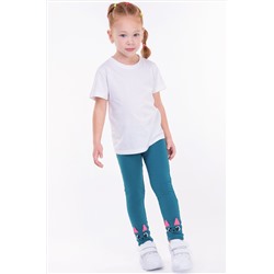 Лосины из футера двухнитки с начесом для девочки Bonito