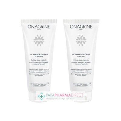 Onagrine Gommage Corps Tonifiant 2x200ml 2ème à -50%Lot  × 2