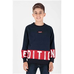 AHENGİM Kids Ak15121 Erkek Edition Baskılı Sweat 1-2-10001001