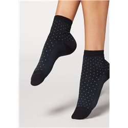 Kurze gemusterte Socken
