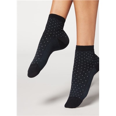 Kurze gemusterte Socken