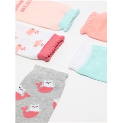PACK OF 5 PAIRS OF ANKLE SOCKS