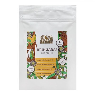 INDIBIRD Bringaraj powder Порошок-маска для волос Брингарадж 50г