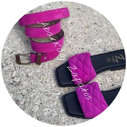 Ab.Zapatos 3420 BENEDETTO+CINTURON Ab.Zapatos (140) · Magenta АКЦИЯ