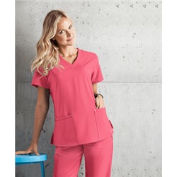Easy STRETCH by Butter-Soft™ Lina Mitered V-Neck Scrub Top