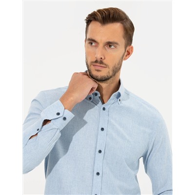Mavi Regular Fit Uzun Kollu Gömlek