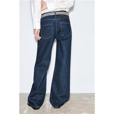 JEANS ZW COLLECTION WIDE LEG TIRO MEDIO