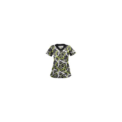 UA Mardi Gras Granite Print Scrub Top