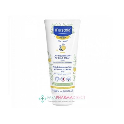 Mustela Peau Sèche Lait Nourrissant au Cold Cream 200ml