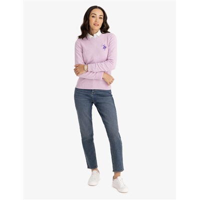 LARGE LOGO CREW NECK SWEATER