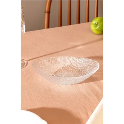 Granville Oval Kase - Şeffaf - 20x13 cm