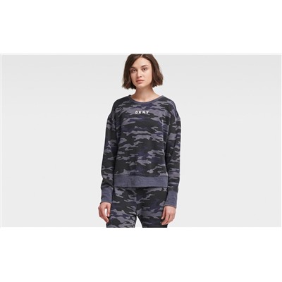 CAMO-PRINT LOGO PULLOVER