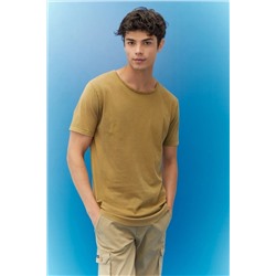 Lee, Regular Fit Normal Kesim %100 Pamuk Bisiklet Yaka Tişört