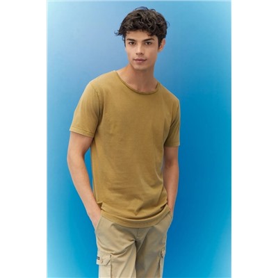Lee, Regular Fit Normal Kesim %100 Pamuk Bisiklet Yaka Tişört