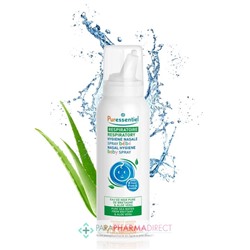 Puressentiel Respiratoire Hygiène Nasale Spray Bébé à l'Aloe Vera Dès 0 Mois 120ml