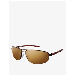 MEN'S METAL RECTANGULAR WRAP SUNGLASSES