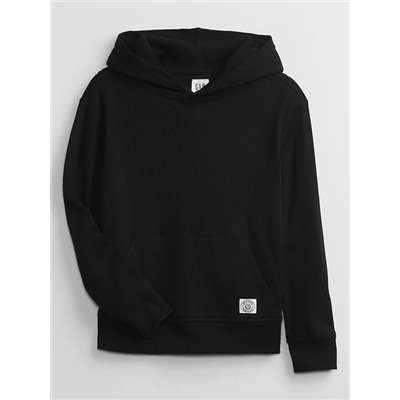 Kids Waffle-Knit Hoodie
