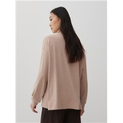 Bluse mit gesprenkelter Textur